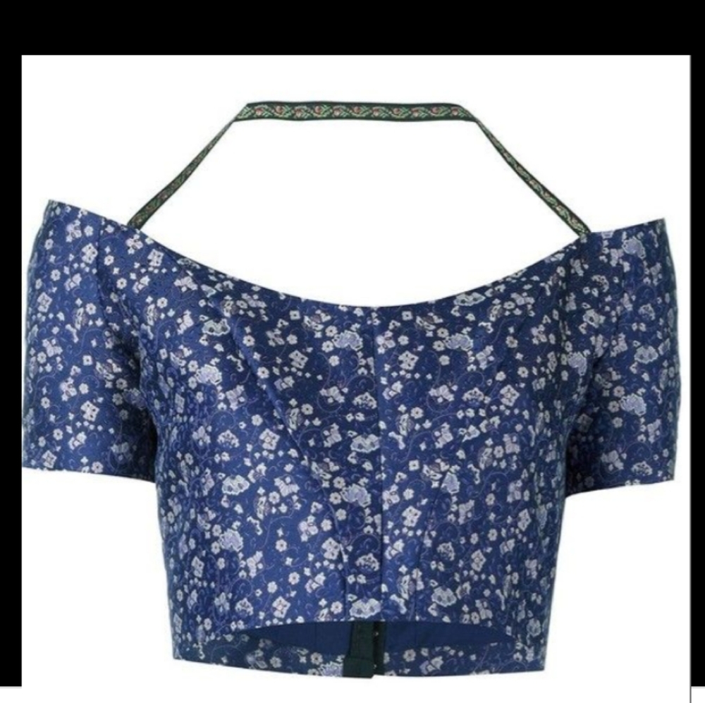 NWT Etro Italy Floral Crop Top IT40 US 4